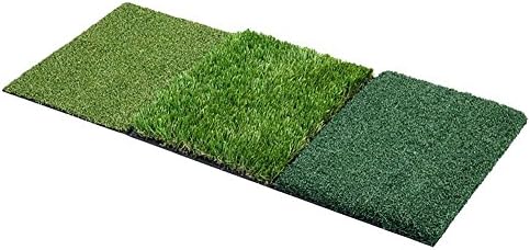 Faswin Tri-Turf Portable Golf Hitting Mat, 35" x 16"