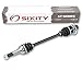 Sixity XT Rear Right Axle compatible with Yamaha Rhino 700 2013 - YXR7FDGR FDR FHD 4X4