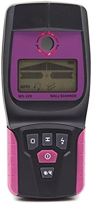 NicetyMeter WS120 Multi-Scanner Stud Finder AC Wood Cable Wires Depth Tracker Plumbing Undeground Sturs Wall Scanner LCD Beep