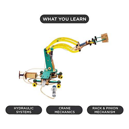 image for Smartivity Pump It Move It Hydraulic Crane , STEM Learning Toys, Creat