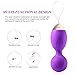 Utimi Vibrator Wireless Kegel Balls Double Motors Koro Balls 10 Vibration Modes with Remote Control Unique Colorful Breathing Light
