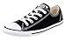 Converse Women's Dainty Canvas Low Top Sneaker, Black, 9 M US