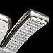 AKDY 9 Inch 4-Spray Multi-Function Rainfall Shower Head & Shower Wand Combo (Titanium Sliver - 1.8 GPM)