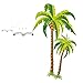 YIUHART Wall Decals Palm Tree Coconut Tree Leaves Wall Stickers Home Decor for Living Room Bedroom Office Kid's Room 23x35