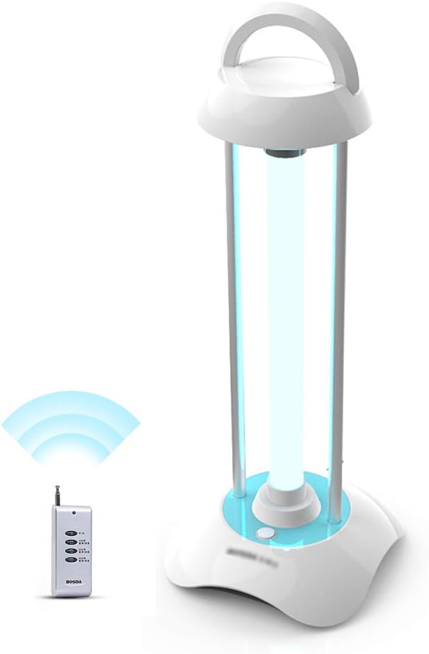 MMZZ Portable Ozone UV Disinfection Light/Sanitizer Light/Germicidial Ultraviolet Lamp,Air Purifier/Remove Formaldehyde/Anti-Bacterial Rate 99%, for Car Household School Hotel Pet Area