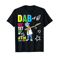 First Day of School Funny Dab Sloth 5th Grade T-Shirt