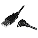 StarTech.com 0.5m 1m M/M Micro USB Cable Cord, Black (USBAUB50CMD)