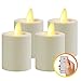 Flameless Flickering Tea Light Candles Ivory 2.1