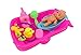 Verphaoed Bathtime Doll Bath Set Mini Whale Bathtub Toy with Baby Doll Pretend Play Bath Toys Games for Kids