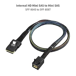 CableCreation Internal Mini SAS HD Cable, 1.6FT