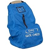 Car Seat Travel Bag HEAVY DUTY Best Gate Check Bag For Air Travel, Carry Your Child's Car Seat Without Struggling, Premium QualityBallistic Nylon For Extra Durability Blue