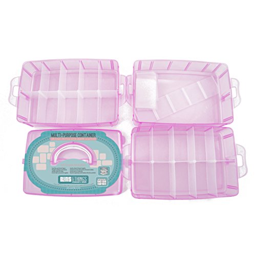 4 Bins+Things+Stackable+Adjustable+Compartments