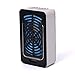 LORIZA 20ag Portable Handheld Mini Air Conditioner Cool Cooling Fan Travel USB Rechargeable Packet Style (Blue)