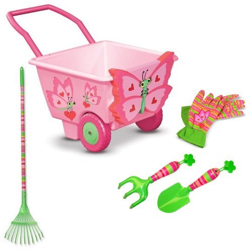 Melissa and Doug Bella Butterfly Cart Little Gardner Bundle