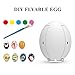 KAI DENG K130 Alpha DIY Flying Egg RC Drone Quadcopter with Controller, Foldable Easter Eggs Drone Altitude Hold