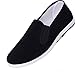 Unisex Martial Art Kung Fu Chinese Traditional Cloth Tai Chi Old Beijing Shoes Black
