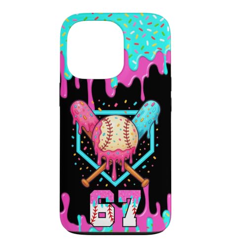 Baseball Gifts Boys 8-12 Ice Cream Drip Baseball 67 Phone Case for iPhone 13 Pro at Amazon