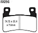 EBC Brakes FA296HH Disc Brake Pad Set