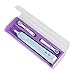 Travel Case for Braun Oral-B Pro 1000 / 2000 / 2500 / 3000 / 4000 / Vitality Power Rechargeable Toothbrush Powered, Purple Plastic by NBboo
