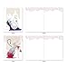 The Best Card Company - 10 Blank Note Cards for Women (4 x 5.12 Inch) - Assorted Fashion Greeting Cards for All Occasions - Catitude Shoes M3324