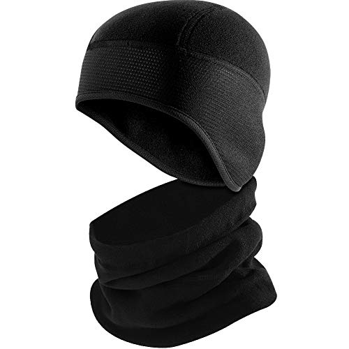 Ear Warmers Hat Neck Warmer Set Fleece Neck Gaiter Warmer Winter Windproof Face Mask Wind Proof Cap for Men Women,Perfect for Sports & Dail
