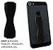 LOVEHANDLE Universal Grip for Most Smartphones, Mini Tablets and Cases, Pink Base with Black Elastic Strap, LH-01Pink