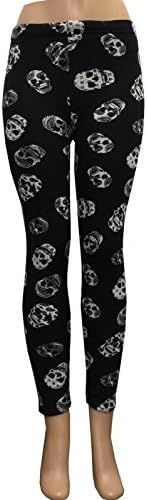 Skull, Winter Legging Inside Furry Style L2-15 (S-M)