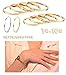 Shinity 16pcs Stainless Steel Rings Statement Knuckle Midi Stackable Thin Band for Women Girl 1MM Flat Style