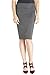 Rekucci Women's Ease in to Comfort Paneled Pencil Skirt