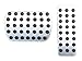 BSFlash car Gas Pedal Cover Compatible Mercedes-Benz A B Class CLA GLA(2 Set)