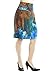 FINA Women's Fold-over Waist Span Maxi Skirt in Knee Length (S,M,L,X-L)