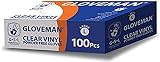 GLOVEMAN WITPOCE Clear Vinyl Gloves Large Box of 100 view 3