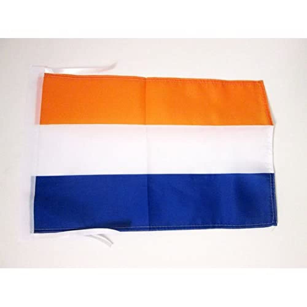 AZ FLAG - The Netherlands Prince's Flag - 18'' x 12'' - 100% Polyester Prince of Orange - Dutch Small Banner with Two Cords - Fade Resistant - Vivid Colors - 18x12 in - 45x30 Cm โ image 1