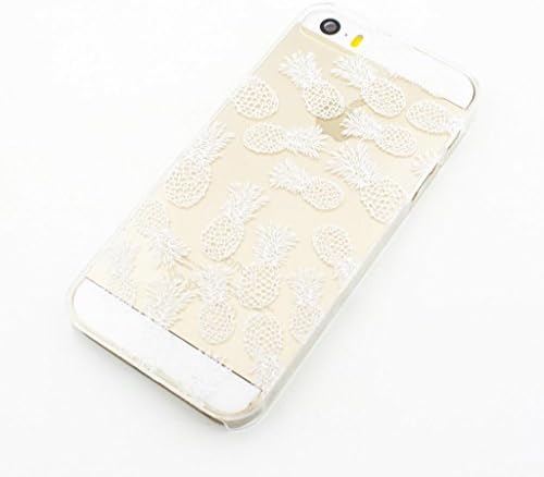 Plastic Case Cover for iPhone 5 5S 5C 6 6Plus (Pick One) Henna White Pineapple Overload summer psych fruit love hipster