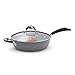 Bialetti Granito Nonstick Deep Saute Pan, 11-Inch, Gray