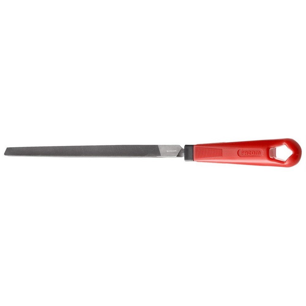 FACOM Tri.MD200EMA Series Tri.Mdema Second Cut Triangle File with Handle, 200 mm Length