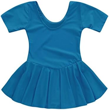 morecome Girls Straps Leotards Ballet Bodysuit Dancewear Dress For 2-6 Years Girl (3T, Blue)
