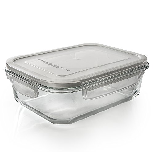[5-Pack,36oz] Glass Meal Prep Containers Glass - Food Storage Containers with Lids - Food Containers Food Prep Containers Glass Storage Containers with lids Glass Containers Glass Lunch Containers - Thumbnail 7