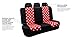 FH GROUP FH-FB115115 Full Set Polka Dots Car Seat Covers for Car Van and SUV, Red / Black color- Fit Most Car, Truck, Suv, or Van