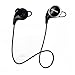 Amerzam Bluetooth Headphones 4.1 Earbuds Wireless Sports Headset Stereo Headphones with Mic, Black