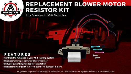 1 Blower+Motor+Resistor+Complete+Harness