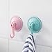 Blacksail All Purpose Removable Heavy Duty Vacuum Suction Cup Hooks 6 Pack for Kitchen Wreath Bathroom Shower Hook Window Glass Power Lock Suction Hooks