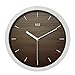 HITO Silent Wall Clock Non Ticking 12 inch Excellent Accurate Sweep Movement, Modern Decorative for Kitchen, Living Room, Bathroom, Bedroom, Office (A whiteframe)