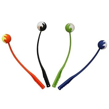 Megaprom Hunde Ballwerfer Hundespielzeug Ballschleuder Tennisballschleuder Werfer inkl. Tennisball Ball