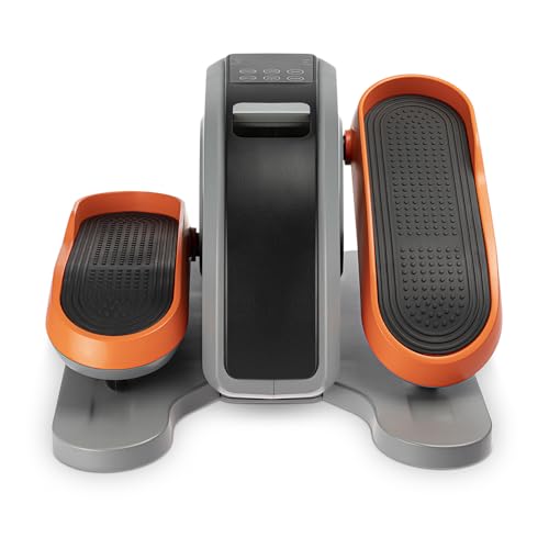 POWER LEGS Mini Maquina Eliptica Motorizada para Hacer Ejercicio ELIPTIC Trainer 3 Programas de Entrenamiento 10 Velocidades Mejora la Circulacion de Piernas y Pies Portatil Eliptica Quema Calorias