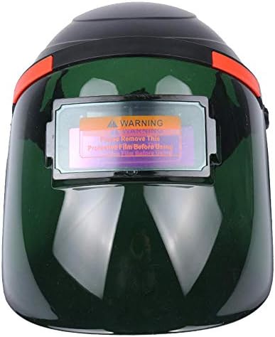 Merssavo Automatic Dimming Flip Welding Helmet, Full Face Head Wearing Pc Mask Transparent Strong Anti-ultraviolet Argon Arc Welding Glasses