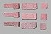 Dollhouse Miniature Red Blend Brick Corners 125 Pieces