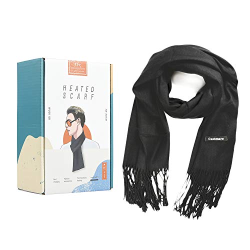 Heated Scarf, New USB Electric Semiconductor Cashmere Scarf for Women and Men - Thumbnail 5