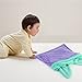 Fun Little Toys Soft Purple Mint Mermaid Tail Blanket, Camping Birthday Family Easter