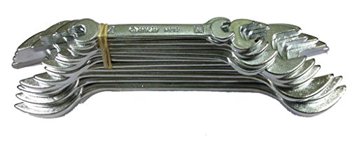 A & Y TRADERS OPEN END SPANNER SET PACK OF 12 PCS 6X7 UNTILL 30X32